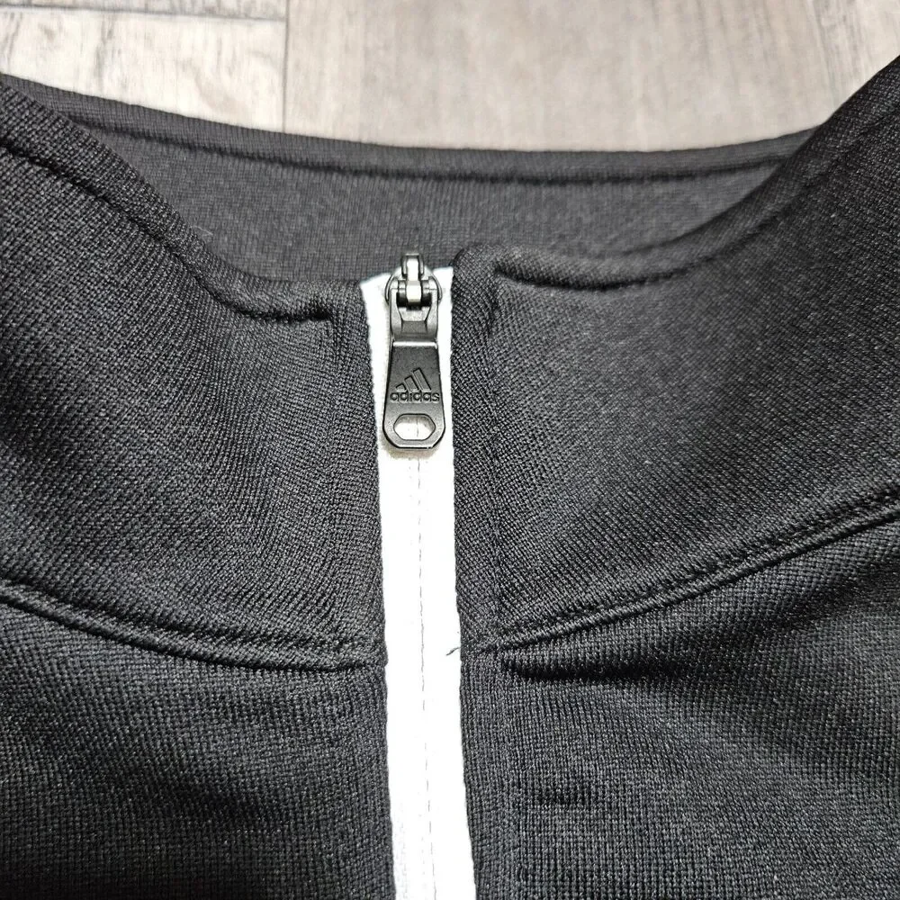 ADIDAS GOLF French Terry Pullover Mens M Active Fleece Quarter Zip Performance